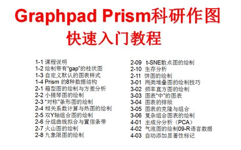 Graphpad Prism Basics 的图像结果
