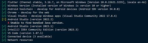 Image result for Flutter Unable to Find Bundled Java Version