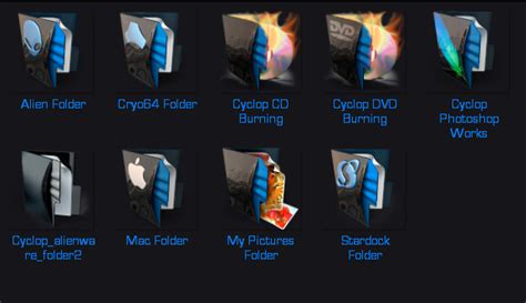 Image result for Alienware Blue Folder Icon