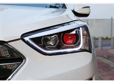Car Styling Head lamp light for Hyundai IX45 Headlights 2013-2016 New ...