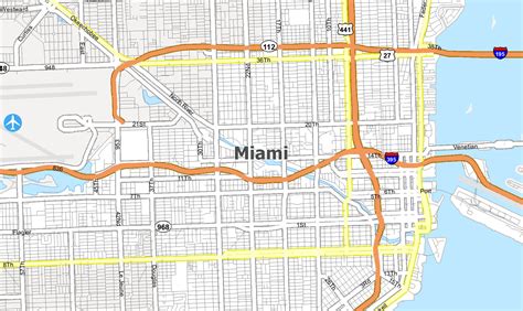 Map Of Florida Miami Area | Maps Of Florida