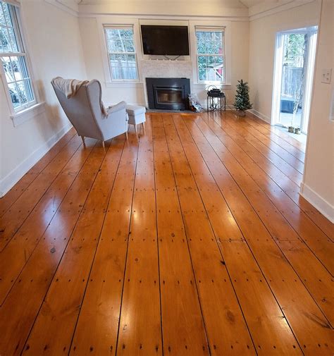 Wide Pine Flooring Installation