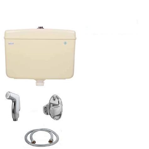 SHRUTI PVC Dual 9.Liter + 3.Liter Center Push Flushing Cistern Flush ...