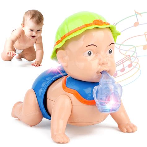 Buy Zest 4 Toyz Musical Baby Crawling Toy for Kids with LED Lights and ...