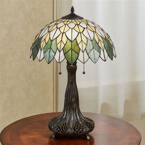 Tiffany Style Lamp Patterns Tiffany Table Lamp With Bronze Base And