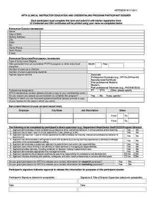APTA Participant Dossier Form 2012.doc - Jscc - Fill and Sign Printable ...