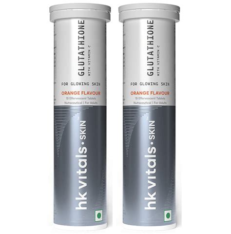 HK Vitals Glutathione Effervescent Tablet (15 Each) Orange – Classic Derma
