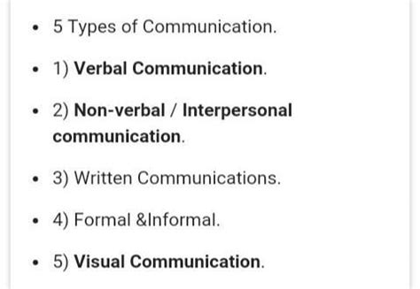 Different types of communications? Explain. - Brainly.in