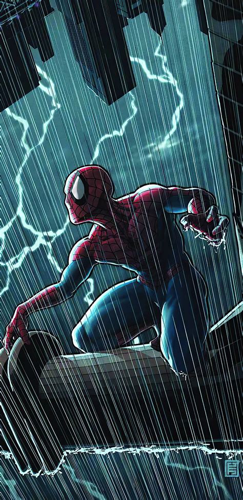 1440x2960 Spider Man In Rain Samsung Galaxy Note 9,8, S9,S8,S8+ QHD ,HD ...