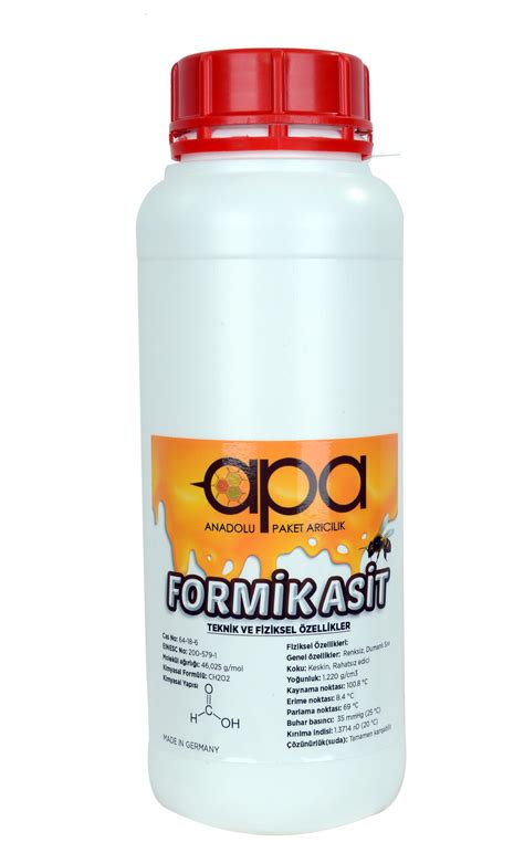 Formik Asit (Alman Menşei) - Anadolu Paket Arıcılık | Paket Arı Satışı