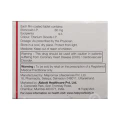 Etody 60 MG | Order Etody 60 MG Tablet Online at Truemeds