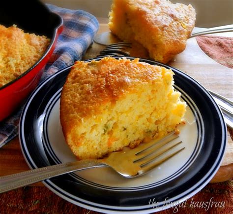 Jalapeno Cheddar Cornbread - Frugal Hausfrau