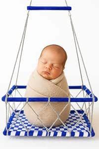 HURF Care Baby Swing Nylon Fabric & Wooden Made jhula Paalna Swings for ...