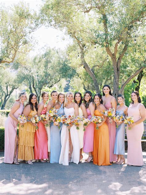 Playful Pops of Color at This Summer Wedding in Sonoma | Pastel wedding ...