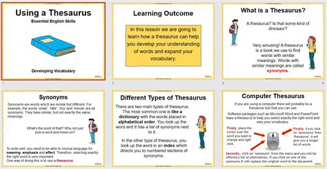 Image result for BBC Using a Thesaurus