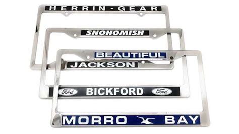 Premium Metal License Plate Frames - Wholesale Dealer Frames