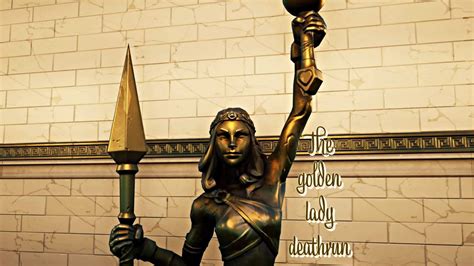 The golden lady deathrun - Fortnite Creative Map Code - Dropnite