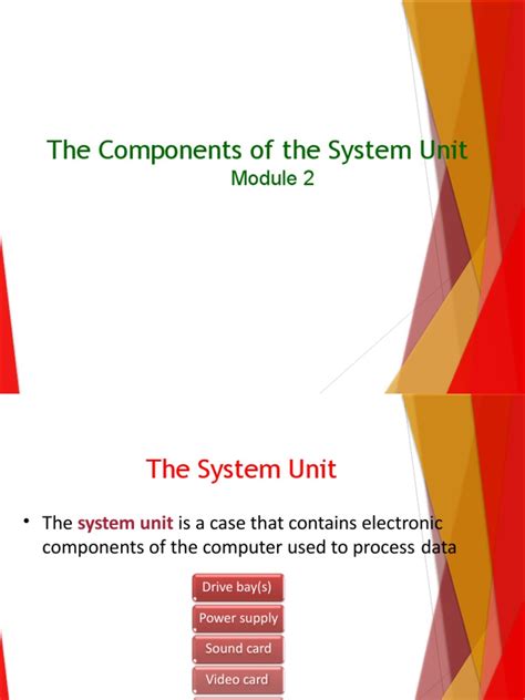 Image result for Major Component of System Unit Tutorial