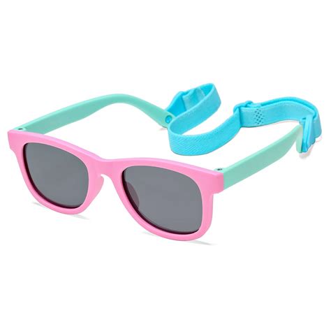 Buy Pro Acme Polarized Baby Infant Toddler Sunglasses with Strap, Safe ...