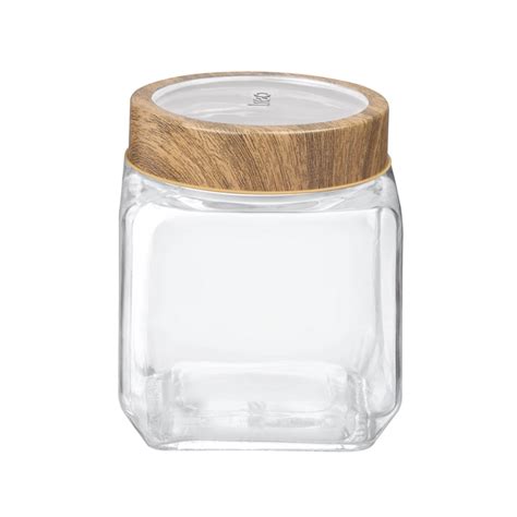 TREO WOODY CUBE JAR - Karnatakasteels By TKMI Since 1968