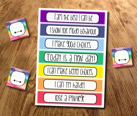 Behaviour Chart Behaviour Ladder Peg Chart Kids Traffic - Etsy India