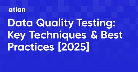 Image result for Data Quality Testing Methods