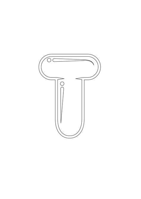 Download Printable Bubble Letter T - Bubble Letters