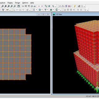 Image result for Rectangular Building 2D and 3D Model