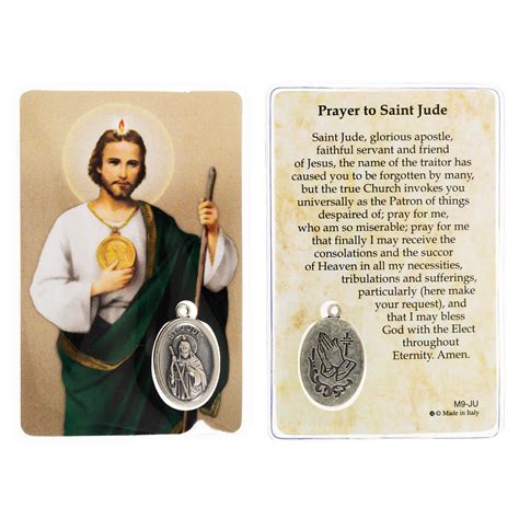 St Jude Prayer Card at Luca Glossop blog