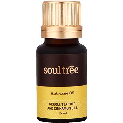 Buy SoulTree Anti-Acne Face Oil with Neroli, Tea Tree & Cinnamon Oils ...
