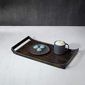 Ellementry, Mango Wood Tray with Handles, Measures 18 Inch Length x 10 ...