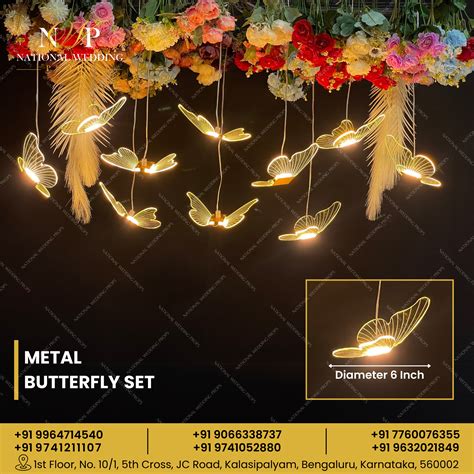 Metal Butterfly Set – National Wedding Props