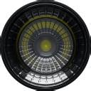 Nortek Platina+ 12W Cylindrical Light Black Body Black Reflector Warm ...