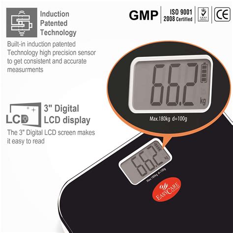 Buy EASYCARE (GERMAN TECH.) BATTERY FREE WEIGHING SCALE (CAPACITY ...