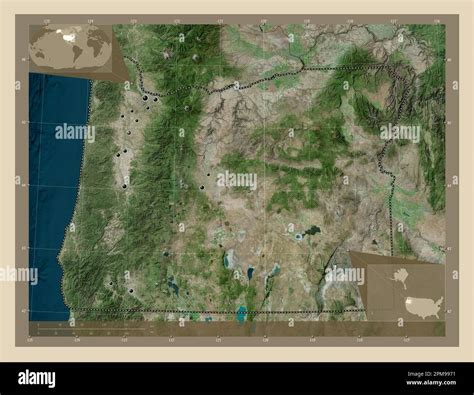 Oregon location on united states map