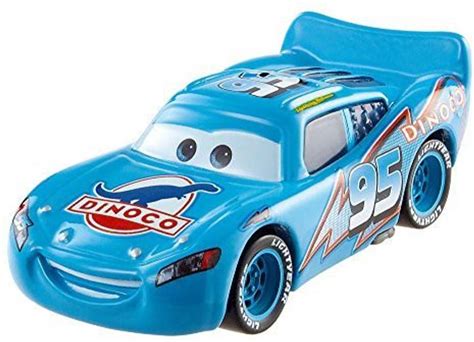 DISNEY Pixar Cars Pull Backs Dinoco Lightning McQueen Vehicle - Pixar ...