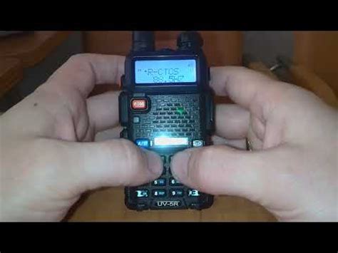 Baofeng UV 5R настройка репитерного сдвига - YouTube