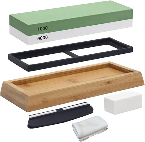 Buy Notabilla Premium Knife Sharpening Stone 2 Side Grit 1000/6000 ...