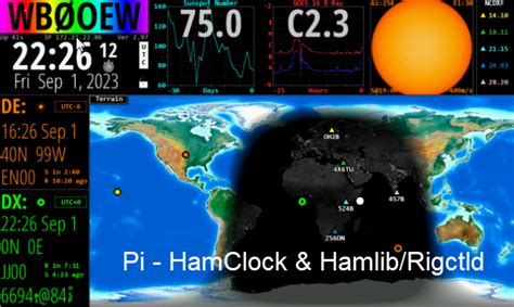 Installing Ham Clock Raspberry Pi B3 的图像结果
