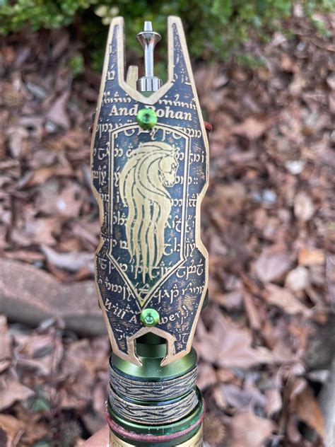 LOTR Custom Lightsaber: “Gondor calls for aid! And Rohan will answer ...