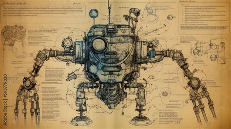 Image result for Blueprint Robot Design