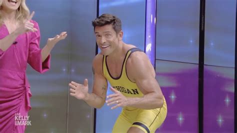 Mark Consuelos takes beatdown in wrestling match on 'Live with Kelly'