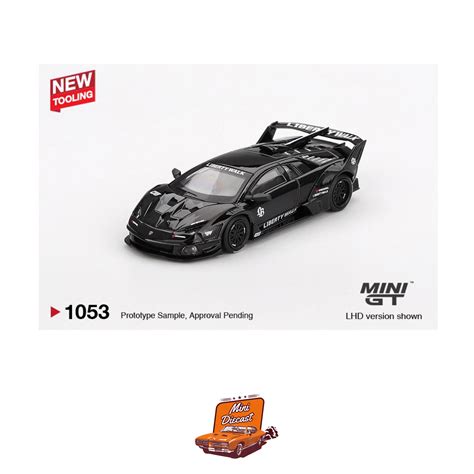 Mini GT #1053 Lamborghini LB-Silhouette WORKS Murciélago GT Evo Black ...