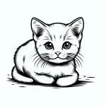 Cute kitten with a white background Meme Generator - Imgflip