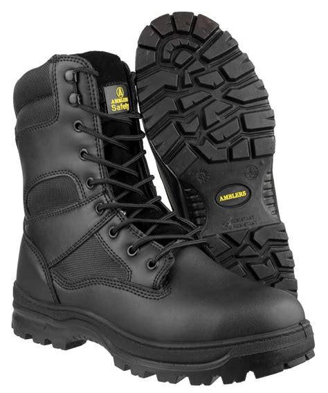 FS008 Water Resistant Hi leg Lace Up Safety Boot - Industrial Workwear