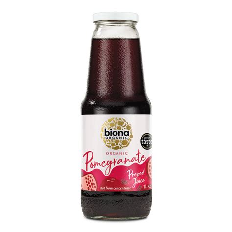 Organic Organic Pomegranate Pure Juice in 1l from Biona