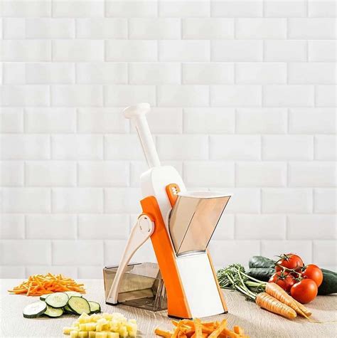ZURU BUNCH® Stainless Steel Adjustable Slicer Ideal Mandoline for ...