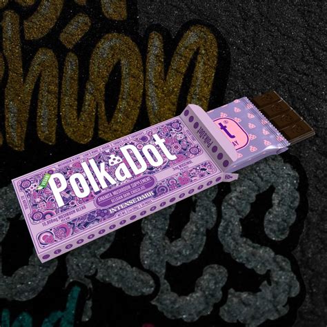 PolkaDot Mushroom Chocolate Bars 5grams of shrooms - High Fashion ...