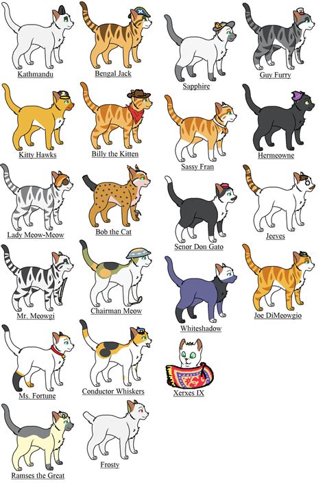 Rare cats in Neko Atsume by SpaceRanger-AnAs on DeviantArt