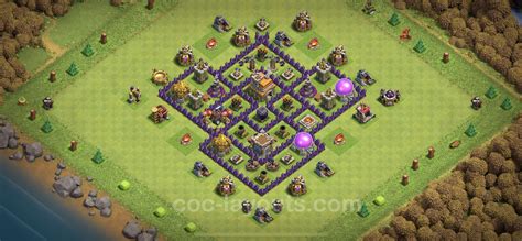 Farming Base TH7 with Link, Anti Everything - Clash of Clans - Town ...